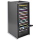 Compucessory CD Storage Tower MDF One-Touch for 20 Disks W172xD197xH370mm Dark Silver Ref 442668