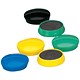 5 Star Office Round Plastic Covered Magnets 32mm Assorted
