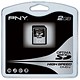 PNY Technologies Optima SD Media Memory Card HS Capacity 2GB Ref P-SD2GBHS3-BX