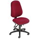 Image of Trexus Heavy Duty Marlborough 24/7 Operator Chair Seat W500xD490xH460-580mm with Seat Slide Burgundy