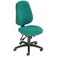 Image of Trexus Heavy Duty Marlborough 24/7 Operator Chair Seat W500xD490xH460-580mm with Seat Slide Green