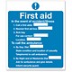 Stewart Superior Sign First Aid Sign W230xH195mm Self-adhesive Vinyl Ref KS006SAV