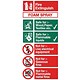 Stewart Superior Sign AFFF Foam Fire Extinguisher W100xH200mm Self-adhesive Vinyl Ref FF094SAV