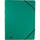 Elba Organiser File Pressboard Elasticated 7-Part Foolscap Green Ref 34314 [Pack 5]