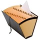 Eastlight Monkwell Expanding File with Cloth Ties 19 Pockets A-Z Foolscap Black Ref 32415