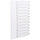 Concord Presentation Index Unpunched White Mylar Tabs 1-12 A4 White Ref 75301 [Pack 10]