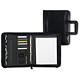 Impala Ring Binder Portfolio Leather Zipped includes Internal Calculator and A4 Notepad Black Ref 508090C