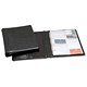 Impala Business Card Ringbinder PVC with 2-sided Welded Clear Pockets Capacity 300 Black Ref BCB30001