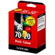 Lexmark No. 70 and No. 20 Inkjet Cartridges Black and Colour Ref 0080D2953