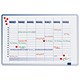 Legamaster Accent Weekly Planner Steel Drywipe Magnetic and Fixings W900xH600mm Blue Ref 4900-00