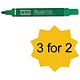 Image of Pentel N50 Permanent Marker Bullet Tip 1.5-2mm Line Green Ref N50-D [Pack 12] [3 For 2]