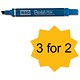 Image of Pentel N60 Permanent Marker Chisel Tip Max.6mm Line Blue Ref N60-C [Pack 12] [3 For 2]