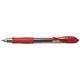Pilot G207 Gel Rollerball Pen Rubber Grip Retractable 0.7mm Tip 0.4mm Line Red Ref BLG20702 [Pack 12]