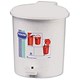 Addis Vanity Pedal Bin with Liner W205xH228mm White Ref 9872WHT