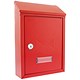 Helix Post or Suggestion Box Wall-mountable with Fixings W235xD130xH310mm Red Ref W81060