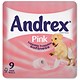 Andrex Toilet Rolls 2-Ply 306 Sheets Pink Ref M02077 [Pack 9]