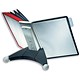 Durable Sherpa Desk Display Unit Base Empty with 2 Ends 1 Extension Set Capacity 10 Panels Ref 5623/57