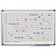 Legamaster Premium Year Planner Magnetic Grid 25x42mm 12 Month Rows 31 Days W900xH600mm Ref 4110-00
