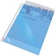 Esselte Coloured Pocket Polypropylene Multipunched Reinforced Top-opening A4 Blue Ref 47205 [Pack 10]