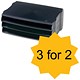 Image of Avery DTR Letter Tray Wide Entry Stackable Black Ref DR800BLK [Pack 3] [3 For 2]