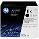 Hewlett Packard [HP] Laser Toner Cartridge 12000 Page Yield Black Ref Q6511XD [Dual Pack]