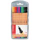 Stabilo Point 88 Fineliner Pen Water-based 0.8mm Tip 0.4mm Line Assorted Ref 88-10 [Pack 10]
