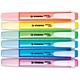 Stabilo Swing Cool Highlighter Water-based Chisel Tip 1-4mm Line Assorted Ref 275/6 [Wallet 6]