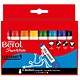 Berol Flipchart Markers Water-based Dry-safe Wedge Nib Assorted Ref S0377960 [Pack 8]
