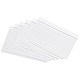 5 Star Record Cards Ruled Both Sides 6x4in 152x102mm White [Pack 100]