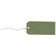 Merit Strung Tags Bulk Boxes Dark Green [Pack 1000]