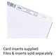 Elba Card Inserts for Tabs of Vertical Suspension File White Ref 11001 [Pack 60]