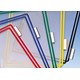 Tarifold Technic Clip-on Tabs for Display Pockets with Blank and Colour Inserts 50mm Ref 305100 [Pack 10]
