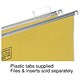 5 Star Office Tabs Plastic For Suspension Files Clear [Pack 50]