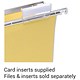 5 Star Office Card Inserts for Suspension File Tabs White [Pack 50]