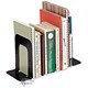 Helix Bookends Stepped W100xH180mm Black Ref V51010 [Pack 2]