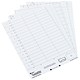 Twinlock Crystalfile Card Inserts for Suspension File Tabs White Ref 78050 [Pack 50]