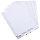 Twinlock Crystalfile Classic Inserts Card for Lateral File Tabs White Ref 78370 [Pack 50]