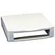 Compucessory Monitor Screen Riser 34-100mm Storage Stackable W307xD337xH100mm Grey Ref CCS252304
