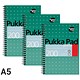 Pukka Pad Notebook Wirebound Jotta 80gsm Ruled 200 Pages A5 Ref JM021 [Pack 3]