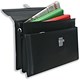 Masters Executive Briefcase Laptop Zipped Pocket Leather W410xD150xH310mm Black Ref 2368