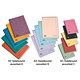 Europa Notemaker Book Sidebound Ruled 80gsm 120 Pages A5 Assorted B Ref 4851 [Pack 10]