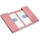 Guildhall Legal Wallet Double Pocket Manilla 315gsm 2x35mm Foolscap Pink Ref 214 [Pack 25]