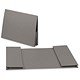 Guildhall Legal Wallet Double Pocket Manilla 315gsm 2x35mm Foolscap Grey Ref 214 [Pack 25]