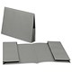 Guildhall Legal Wallet Double Pocket Reinforced Manilla 315gsm 2x35mm Foolscap Grey Ref 218 [Pack 25]
