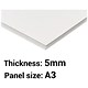 Foamboard Display Board / Size A3 / Thickness 5mm / Colour White / Box of 10 Sheets