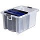 Strata Storemaster Archive Box Minus Lid Plastic Large 51 Litre W410xxD590xH295mm Clear Ref HW316 CLR