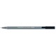 Staedtler Triplus Fineliner Pen Ergonomic Barrel 0.8mm Tip 0.3mm Line Black Ref 334-9 [Pack 10]