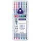 Staedtler Triplus Gel Rollerball Needlepoint Tip 0.3mm Line 0.3mm Assorted Ref 463 CSB6 [Pack 6]