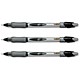 Bic Z4 Rollerball Pen with Rubber Grip 0.5mm Tip 0.25mm Line Black Ref 837694 [Pack 12]