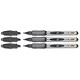 Bic Z4 Handwriting Pen Soft Rubber Grip 1.0mm Tip 0.7mm Line Black Ref 824718 [Pack 12]